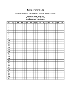 Temperature Log